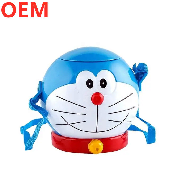 Custom Creativo Cartone animato Popcorn Bucket OEM Design 3d Plastic Popcorn Bucket Contenitore