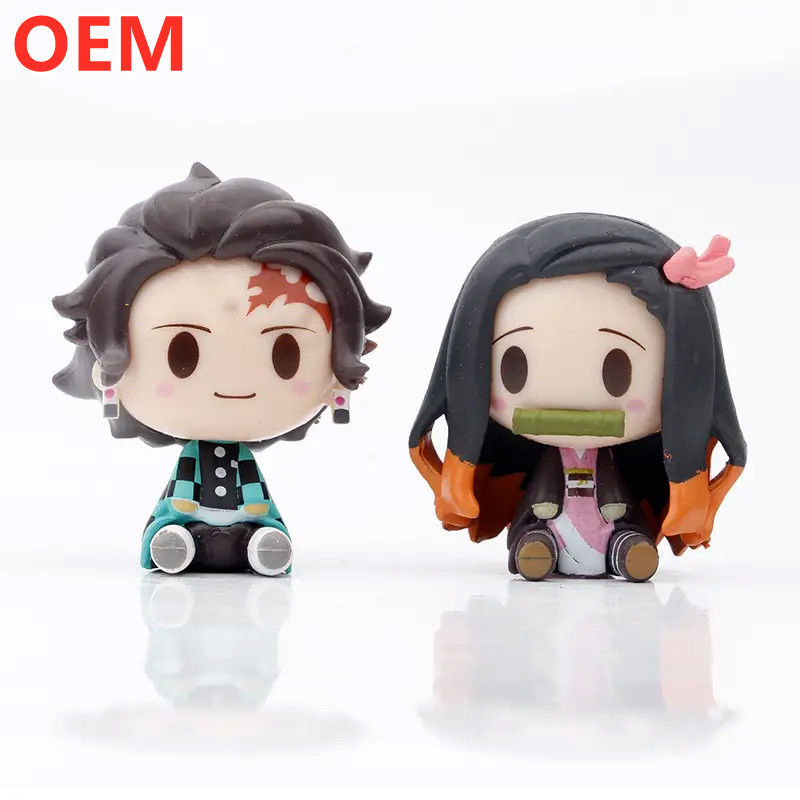OEM Custom Mini Cute PVC Cartoon Figure Toys per bambini