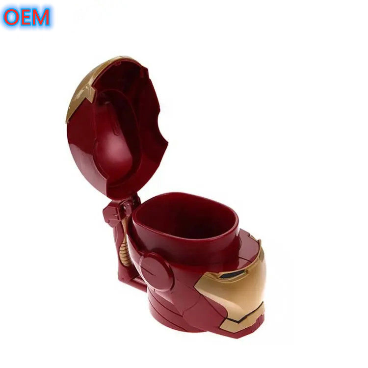 Fabbrica Custom Riutilizzabile Plastica Popcorn Container Bucket OEM Design 3d Popcorn Bucket