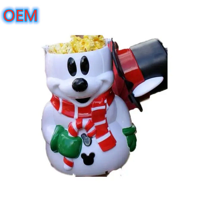Cartoon Popcorn Bucket Personalizzazione, OEM Design Popcorn Bucket di plastica di alta qualità