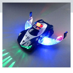 360 rotazione auto di polizia elettrica veicolo LED musica bambini giocattoli educativi bambini regalo regalo di compleanno