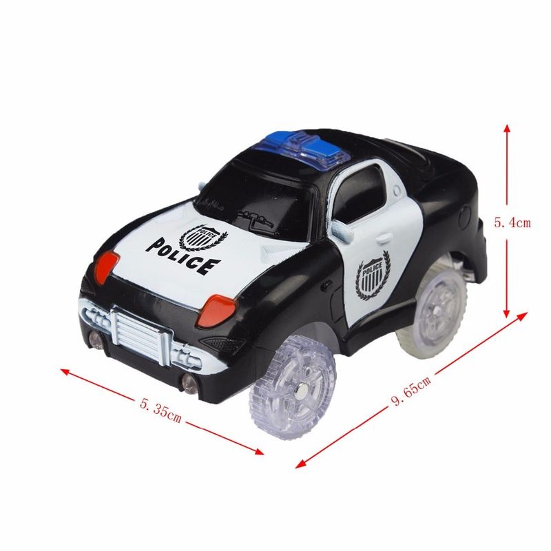 LED personalizzati illuminano le auto giocattoli con luci lampeggianti auto giocattolo fai da te fancy bambino
