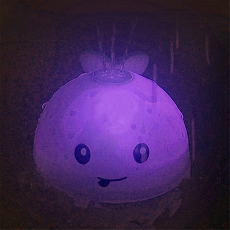 giocattolo personalizzato fare Light Up Bagna giocattoli vasca da bagno balena Sprinkler acqua piscina giocattoli piscina giocattolo