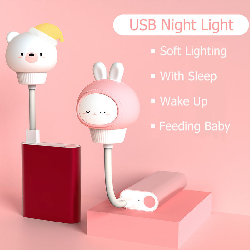 FABRICA lampada per giocattoli su misura PVC vinile LED illumina giocattoli carini luci notturne USB
