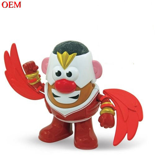 Prodotto di giocattoli Disegno di giocattoli personalizzato OEM PVC Film Personalità Testa di patata 3D Toy personalizzazione figura d'azione