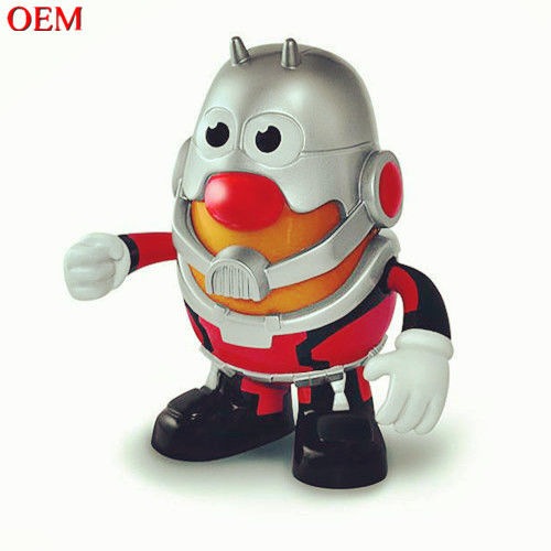 Prodotto di giocattoli Disegno di giocattoli personalizzato OEM PVC Film Personalità Testa di patata 3D Toy personalizzazione figura d'azione
