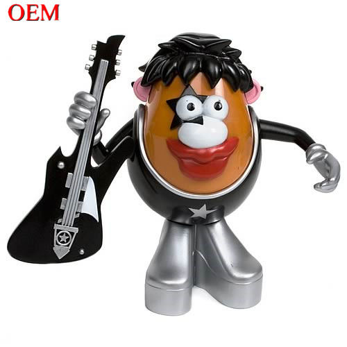 Prodotto di giocattoli Disegno di giocattoli personalizzato OEM PVC Film Personalità Testa di patata 3D Toy personalizzazione figura d'azione