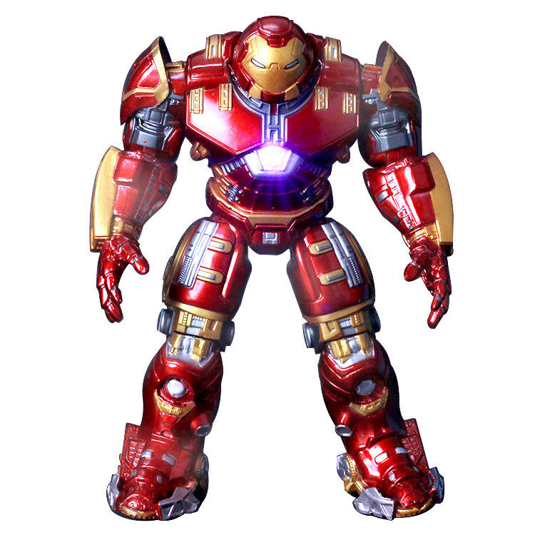 Uomo eroe personalizzato giunge bambole mobili Marchio con luce a LED giocattolo di azione in PVC