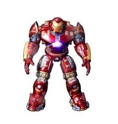Uomo eroe personalizzato giunge bambole mobili Marchio con luce a LED giocattolo di azione in PVC