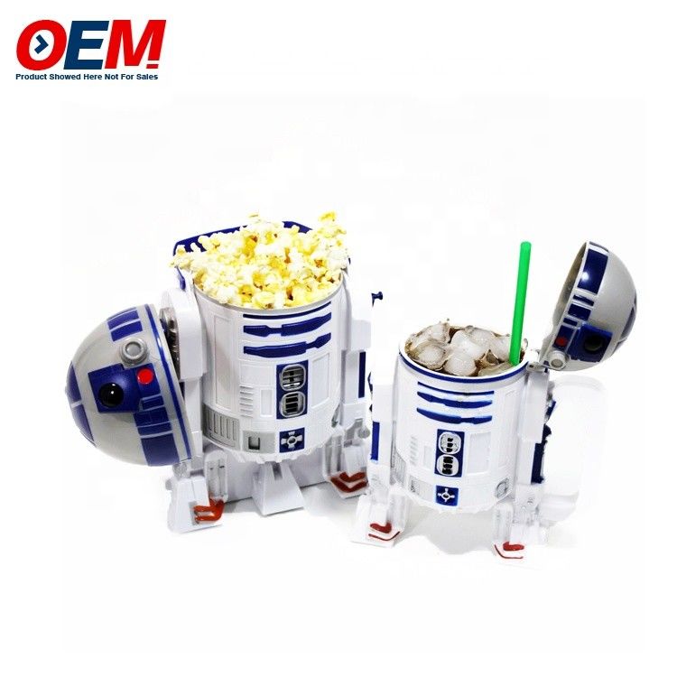 Contenitore di popcorn in plastica personalizzato Stampato Film Star Film Popcorn Bucket con coperchio