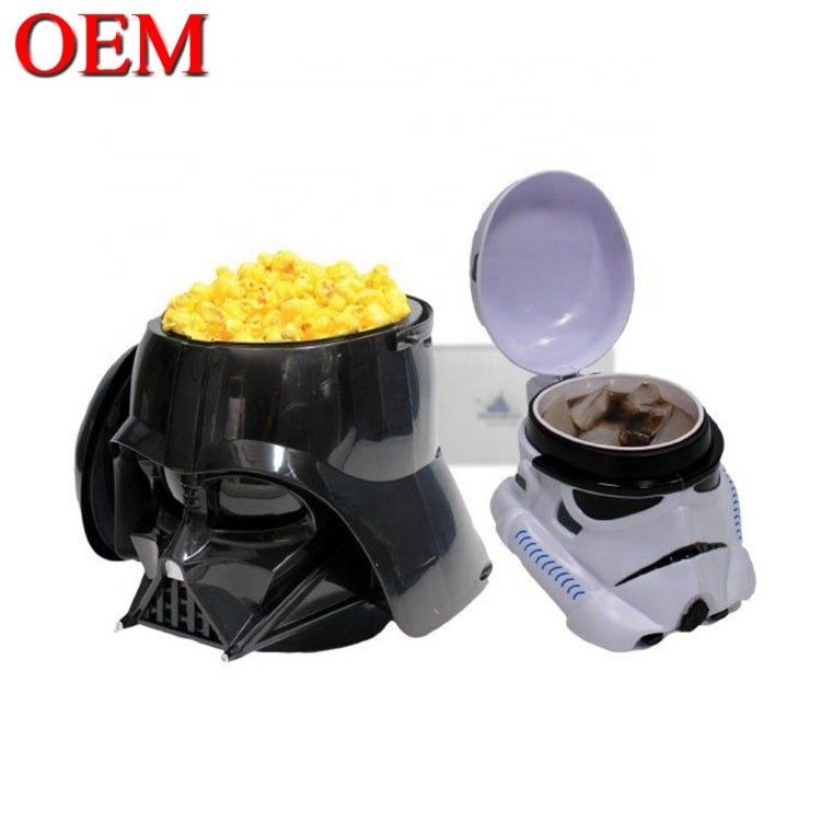 Fabbrica Passata FAMA Custom Plastic Popcorn Coppa Contenitori Popcorn secchi con coperchio