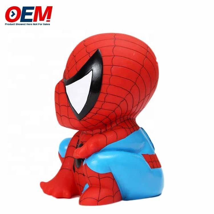 Fabbrica OEM realizzare cartoni animati Plastic Coin Bank PVC Pika Con chiave di blocco Piggy Bank Plastic
