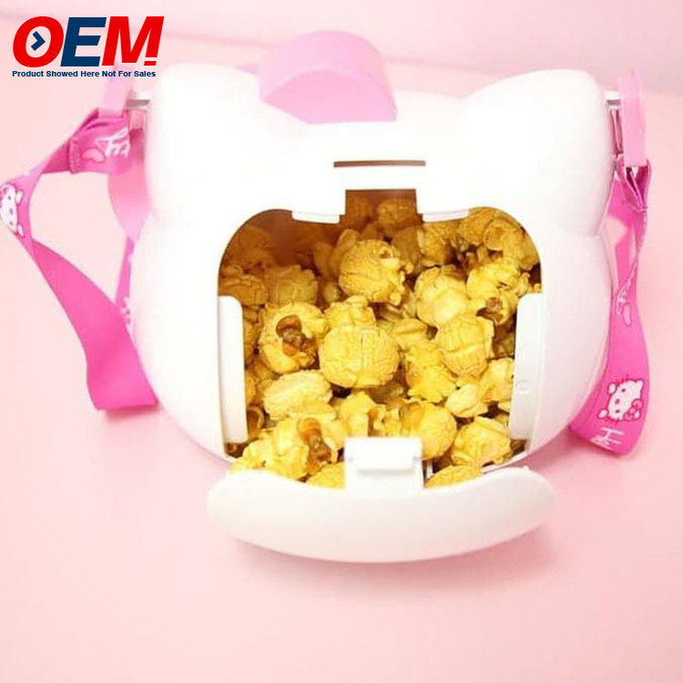Contenitore di popcorn per la fabbrica, contenitore per film, vassoio di plastica da 64 once.