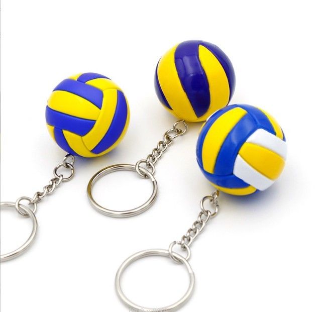Fabbrica 3D Mini chiaviera a forma di palla Fai il tuo disegno chiaviera in PVC personalizzata