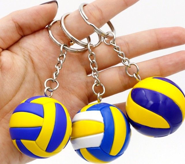 Fabbrica 3D Mini chiaviera a forma di palla Fai il tuo disegno chiaviera in PVC personalizzata