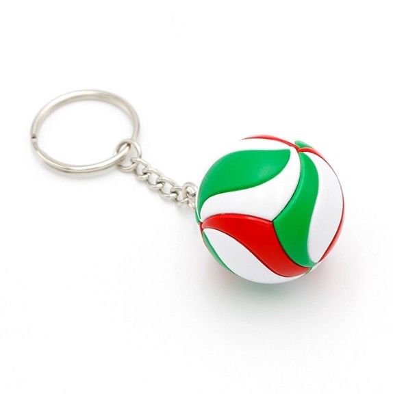 Fabbrica 3D Mini chiaviera a forma di palla Fai il tuo disegno chiaviera in PVC personalizzata