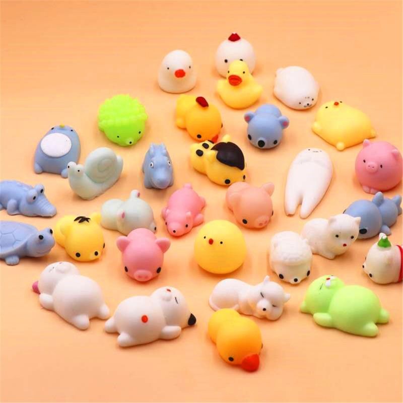 OEM fabbrica personalizzata Animal Antistress Slimy Squeeze Toys Funny Toys Mini Mochi Squishy giocattolo
