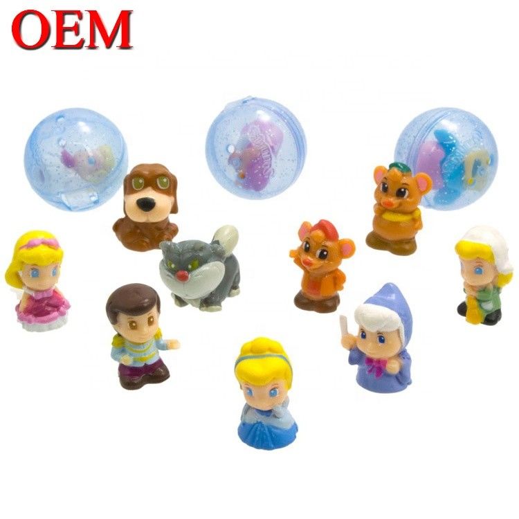 Disegno personalizzato Capsule Ball Con Figure Anime Per Bambini Regali OEM Figure di uovo giocattolo