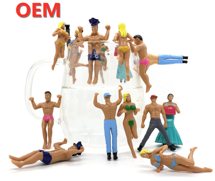 OEM personalizzato 3D Nuovo cartone animato Coppa Decorazione Bambola Micro Paesaggio Coppa Appeso Figure giocattolo