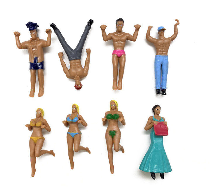 OEM personalizzato 3D Nuovo cartone animato Coppa Decorazione Bambola Micro Paesaggio Coppa Appeso Figure giocattolo