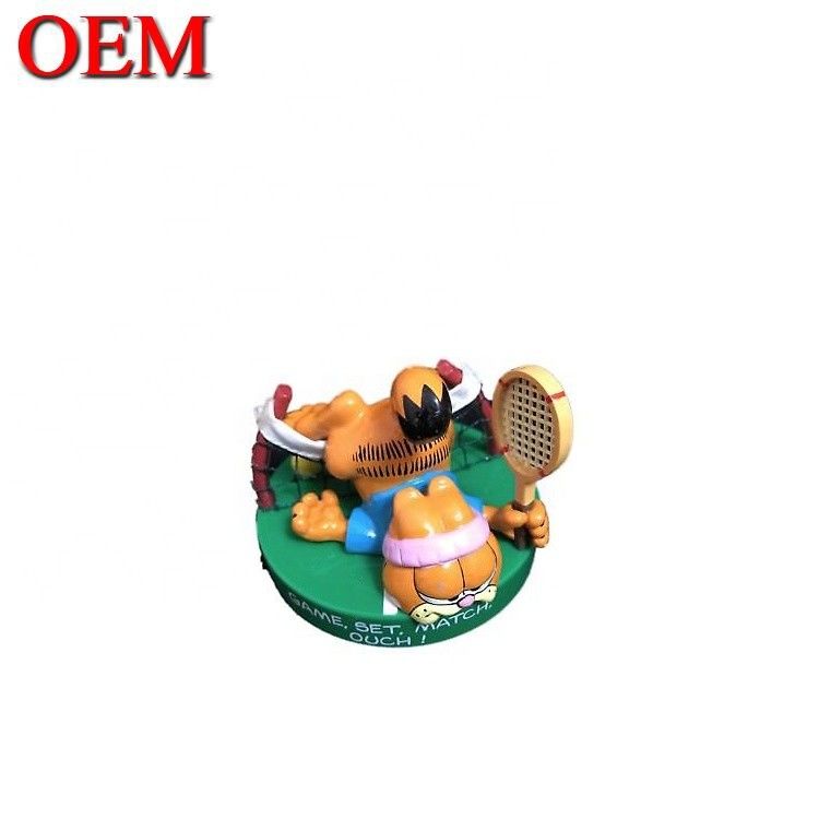 Produttore OEM Figura di giocattolo di plastica per gatti pigri Custom PVC 3D Anime Iniezione Art Vinyl Toys