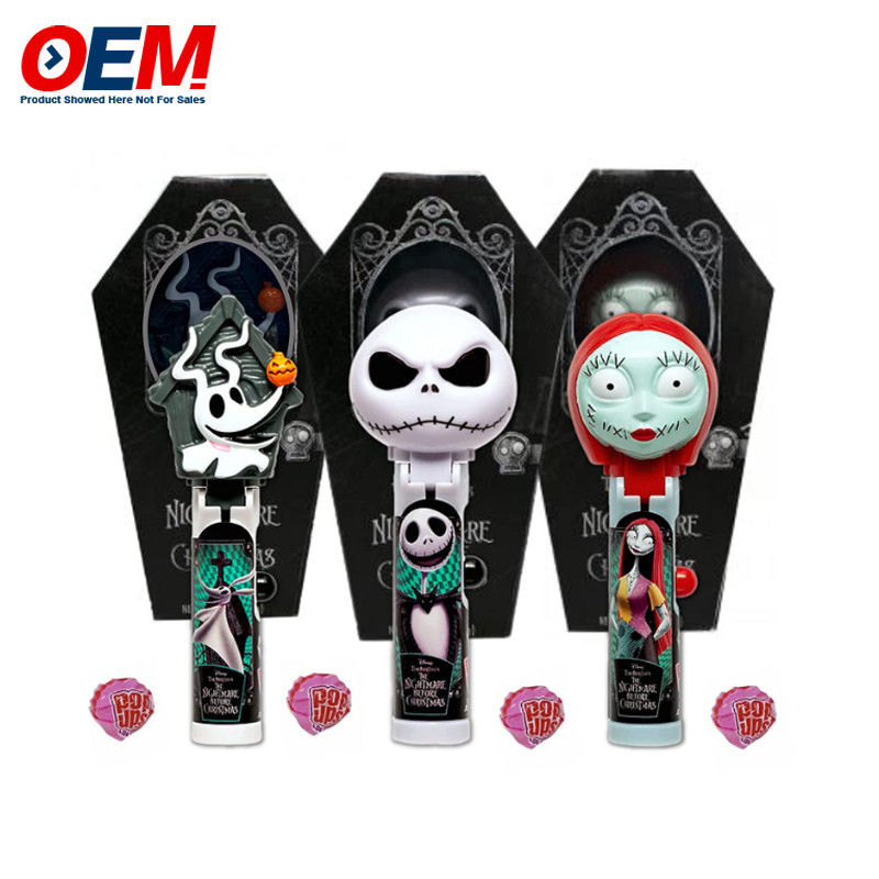 Pop-Up Lollipop Holder Case Made Plastic Candy Toy OEM Creativo Lollipop Toy Per Bambino
