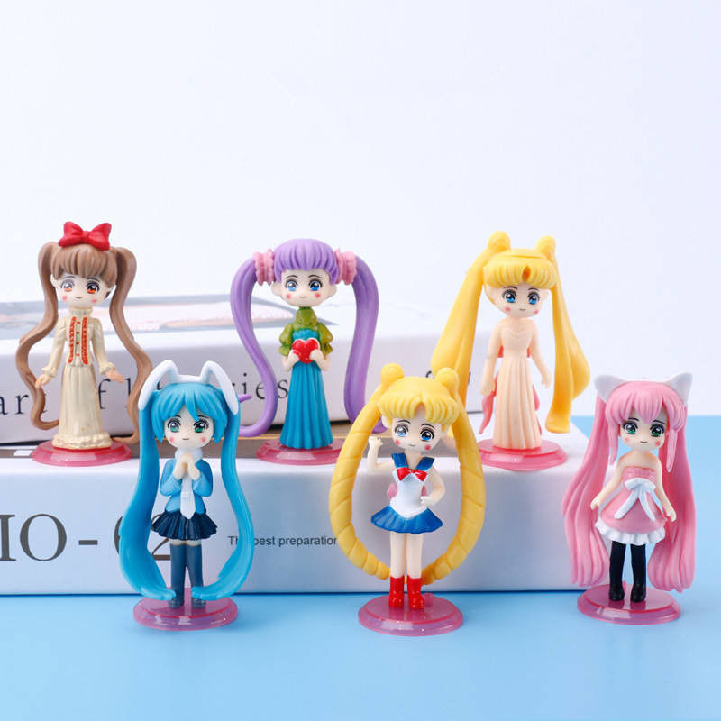 Produttori di giocattoli OEM Mini Sailor Moon Toys Surprise Toys Can Put in Capsule