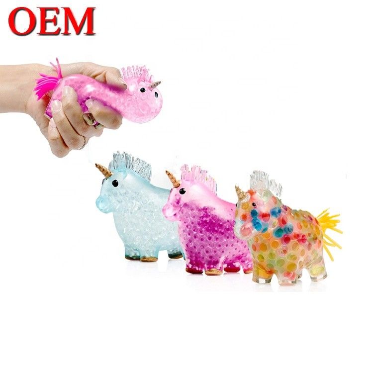 Giocattolo antistress Squishy OEM Palla antistress in gel che cambia colore OEM Realizzato in silicone TPR per bambini