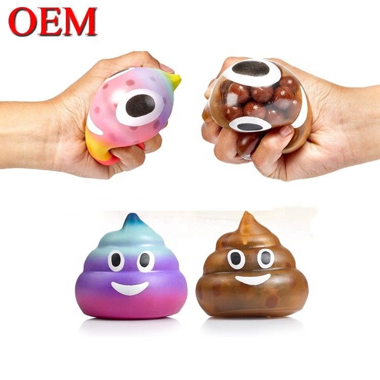 Giocattolo antistress Squishy OEM Palla antistress in gel che cambia colore OEM Realizzato in silicone TPR per bambini