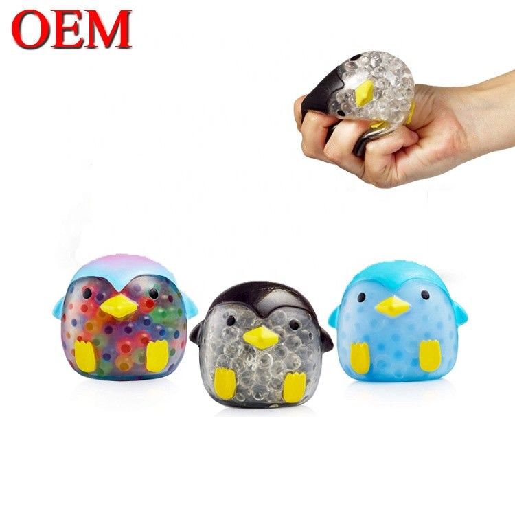 Giocattolo antistress Squishy OEM Palla antistress in gel che cambia colore OEM Realizzato in silicone TPR per bambini