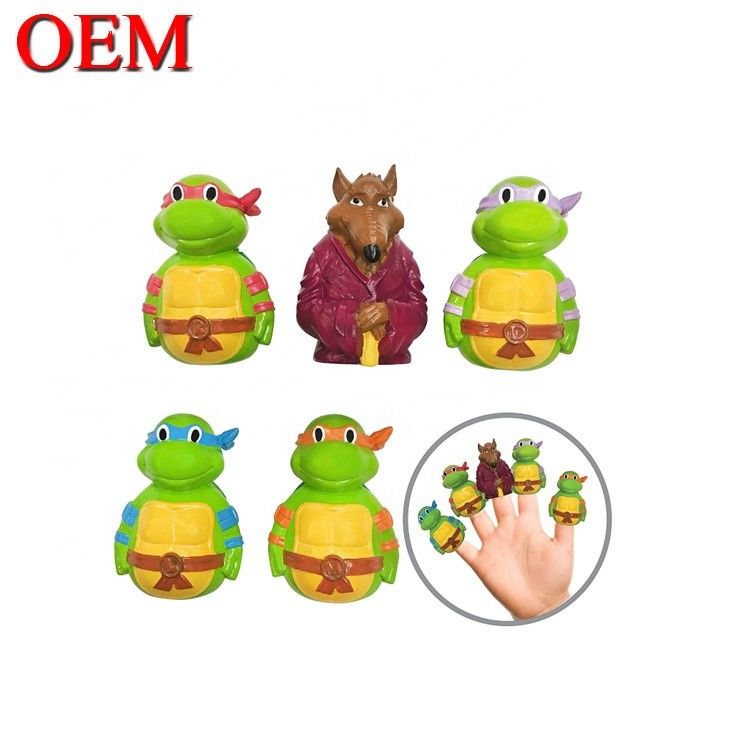 Figure in plastica 3D Finger Puppet Toys OEM Hand Play Toy For Kid Figure in plastica personalizzata
