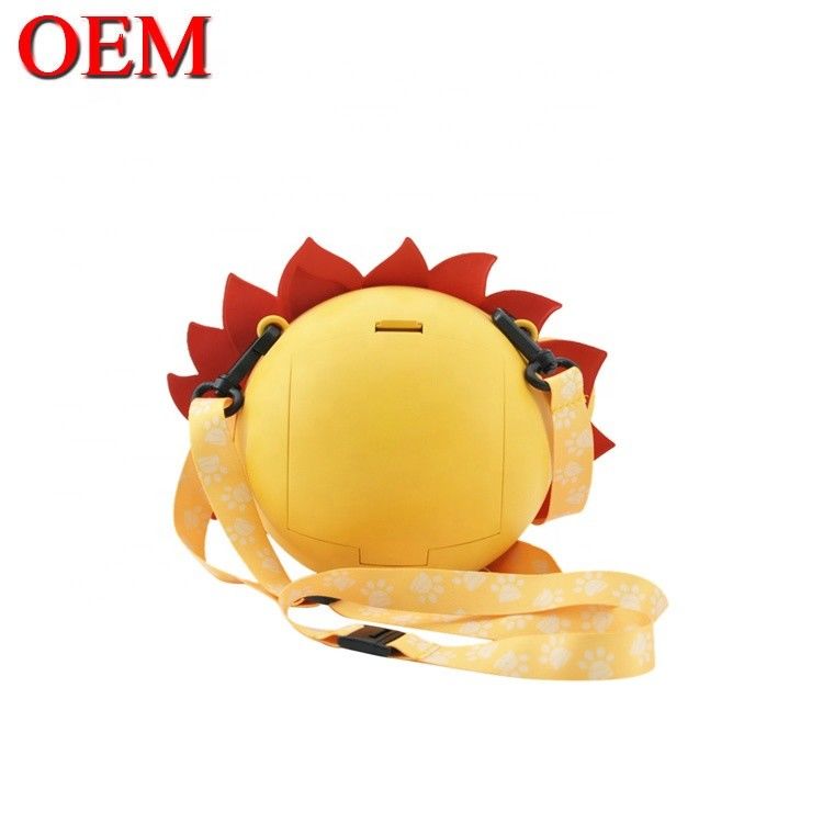 Custom Cute Plastic Cartoon Role 3D Popcorn Bucket OEM Container di cibo per Natale
