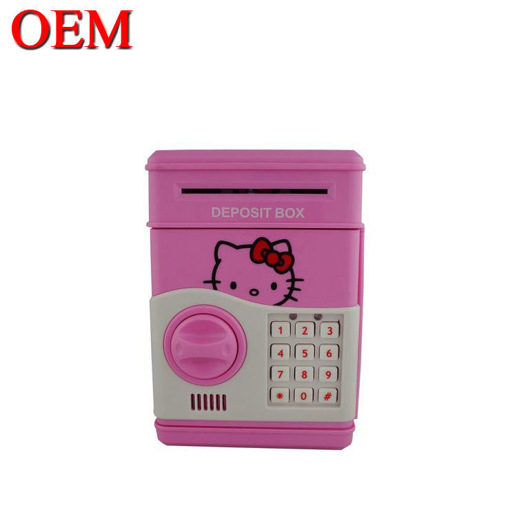 OEM personalizzato Banca elettronica cassaforte Cash Box Bambini Monete digitali Cassaforte di risparmio ATM