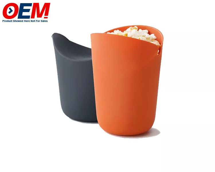 Contenitore di buona qualità OEM, secchiello per popcorn in plastica con stampa personalizzata a cartoni animati, tazza con coperchio per la promozione