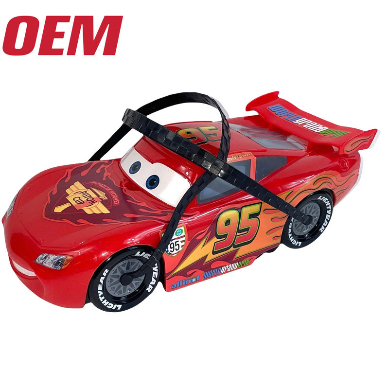 Giocattolo personalizzato Car Shape Popcorn Bucket OEM 60oz Popcorn Contenitore di plastica Make High Quality Carattere Popcorn Box