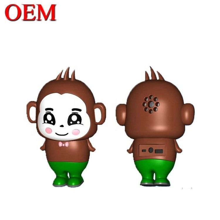 Mini figurino giocattolo portatile altoparlante Bluetooth OEM Cute Cartoon Music Player fornitore