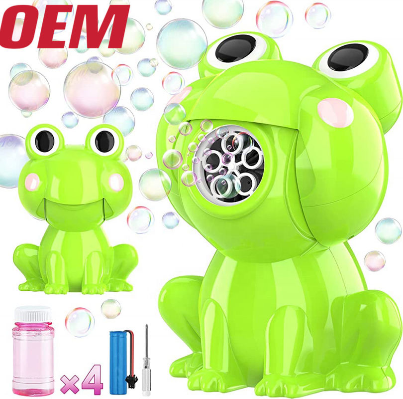 Nuby Bath Octopus Bubble Machine Made Automatic Bubble Maker With 2 Solutions OEM Bubble Blower per bambini