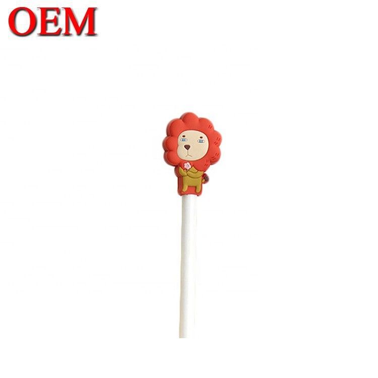 Custom Mini Cute USB Toy OEM Cute Cartoon Cable Bites Figure Make Plsstic Animal Data Charger Bites accessorio giocattolo