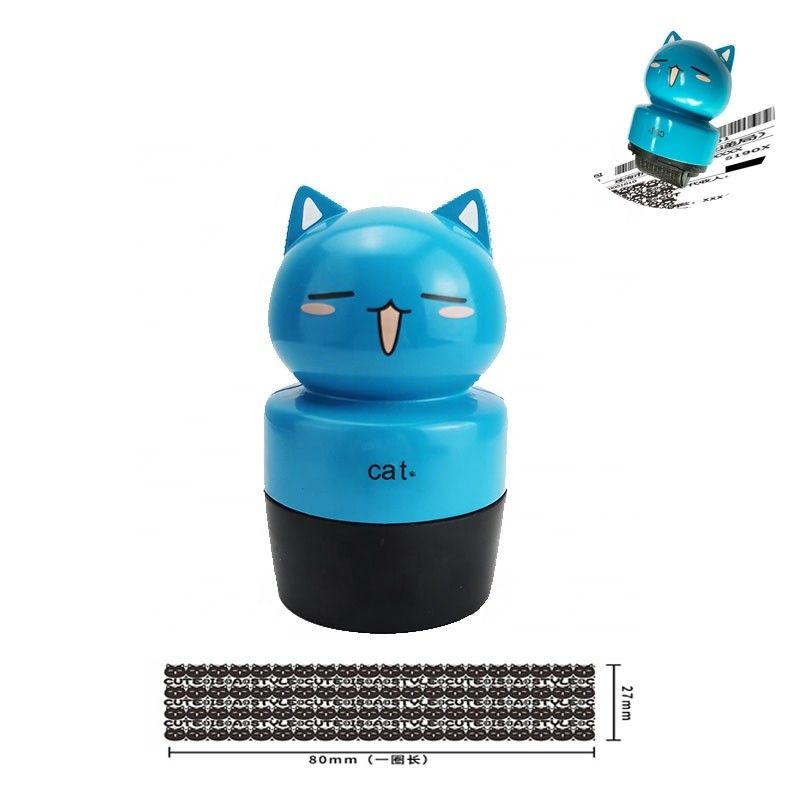 2023 Custom Children Flash Toy Animal Personalized Clothing Fabric Self Inking Name Cartoon Stamp per bambini