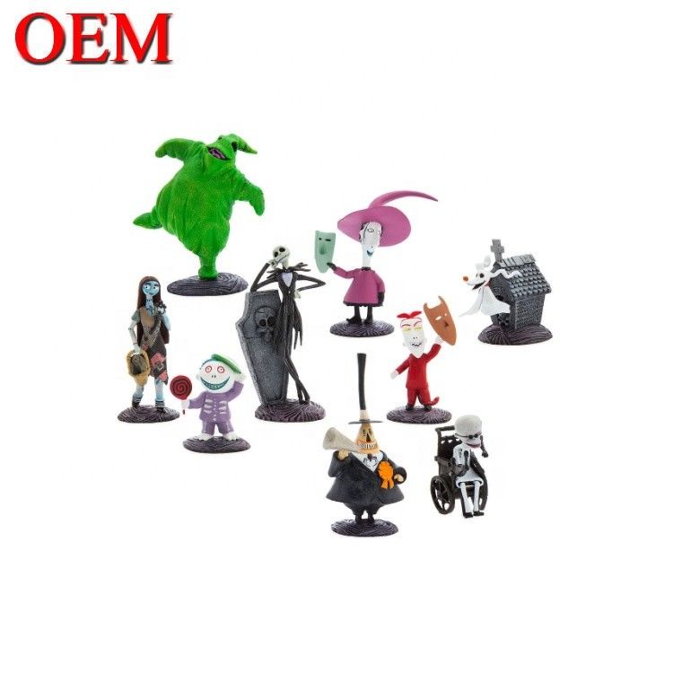 Set di giocattoli per torte di Natale personalizzati Set di torte di compleanno per feste di compleanno Figurine Bobble Heads Set di bambole per giocattoli