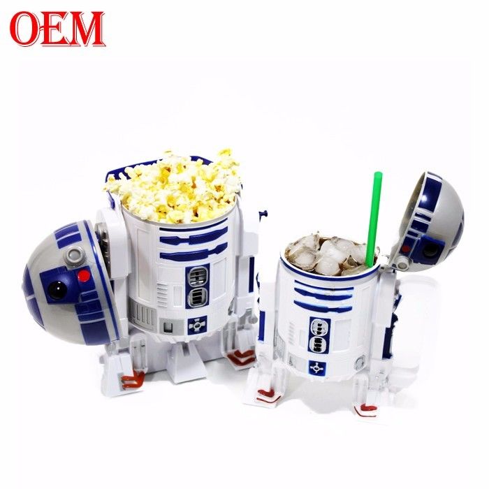 Contenitore di popcorn in plastica di stella cinematografica stampata su misura