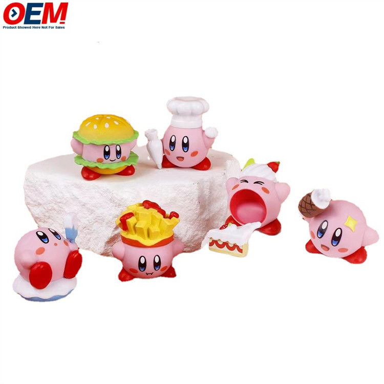 Giocattoli in plastica personalizzati in silicone OEM 3D Soft Squishy figurino personaggio giocattoli fabbrica produttori di giocattoli