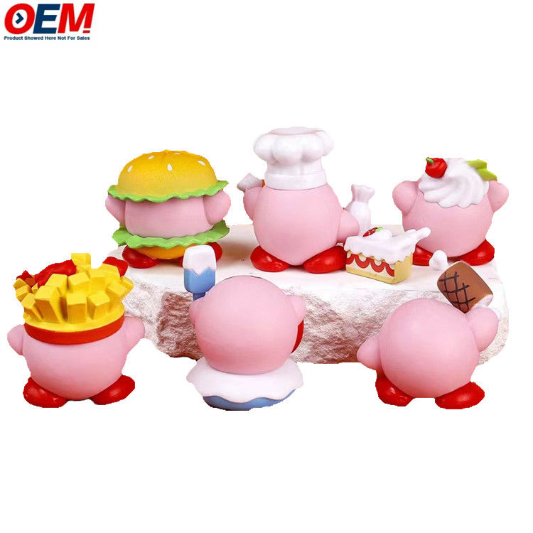 Giocattoli in plastica personalizzati in silicone OEM 3D Soft Squishy figurino personaggio giocattoli fabbrica produttori di giocattoli