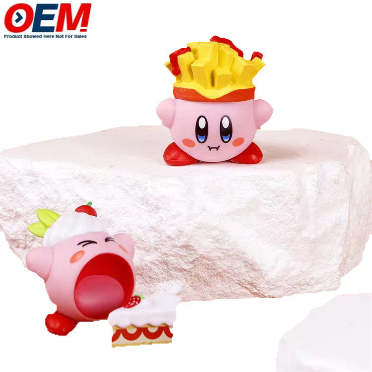 Giocattoli in plastica personalizzati in silicone OEM 3D Soft Squishy figurino personaggio giocattoli fabbrica produttori di giocattoli