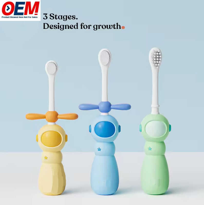 Custom Fun cartoon toothbrushes for kids children baby are safe and non-toxic customize to keep kids healthie