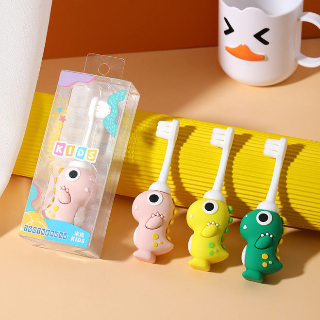 Custom Fun cartoon toothbrushes for kids children baby are safe and non-toxic customize to keep kids healthie