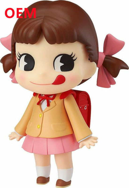 Giocattoli in PVC 3D personalizzati con base addominale OEM Collezione di plastica Personaggi d'anime