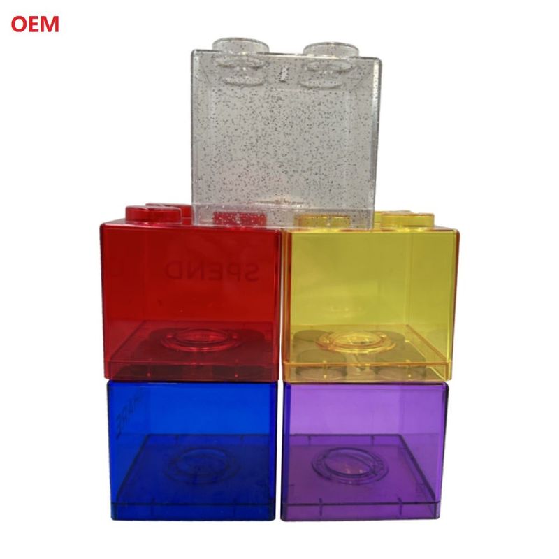 ABS Cash Box Bambini Piggy Bank giocattolo per l'asilo regalo fornito dal cliente