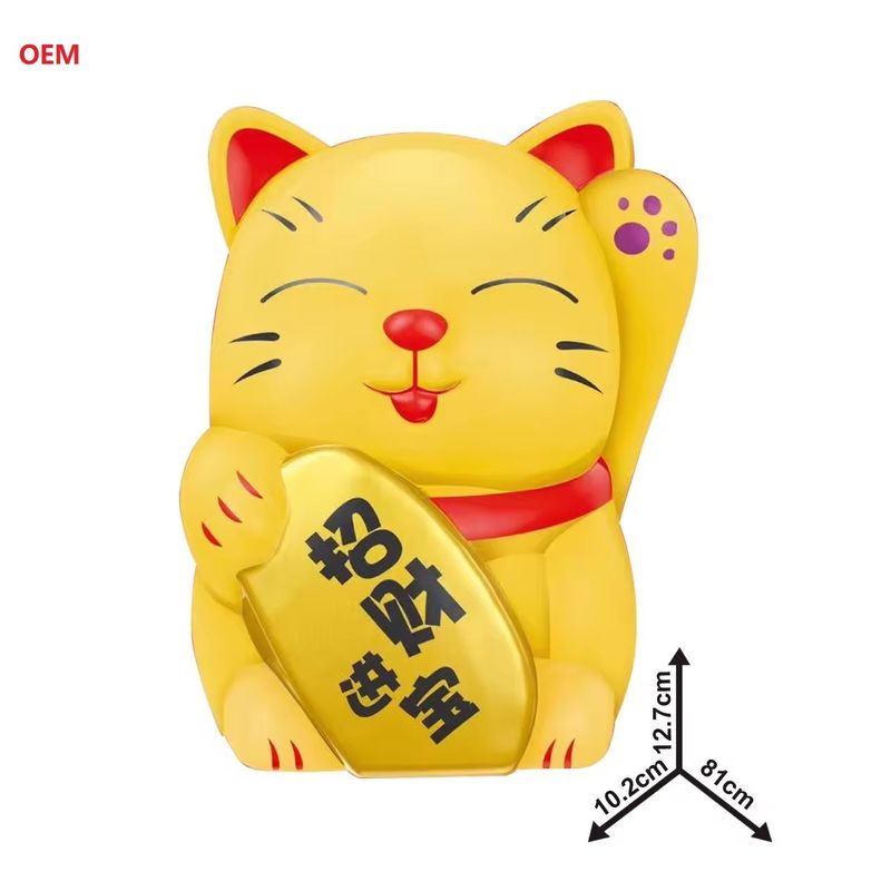 OEM accettato Lucky Cat Coin Banca Cash Box per bambini Nota di colore personalizzato Solo OEM
