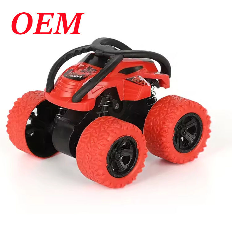 Giocattoli per auto a schiena personalizzati per bambini Auto da corsa in plastica a colori Forniti dal cliente